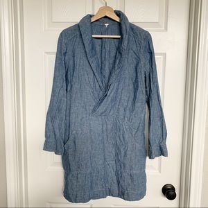 NWOT Free People Done Up In Denim Dress